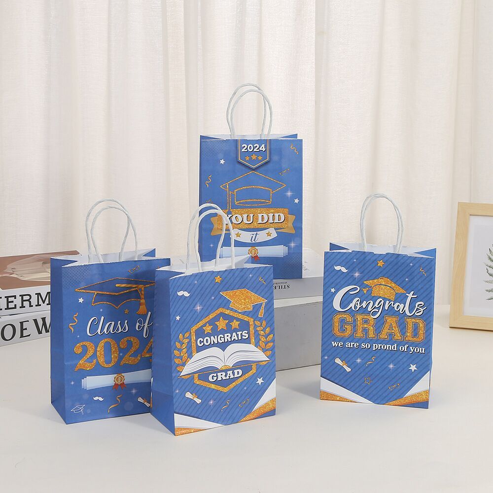 

PAPER BAG GOODIE BAG TAS KADO HADIAH GIFT HAMPERS EDISI BLUE GRADUATION WISUDA KELULUSAN PRIA / Paper Bag Happy Graduation
