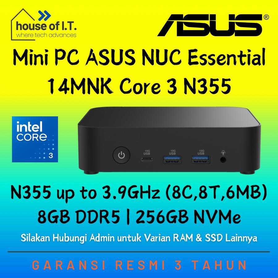 Mini PC ASUS NUC N355 NUC14MNK35 | Intel NUC NUC14MNK35 - ASUS Mini PC Core 3 - ASUS NUC Core i3