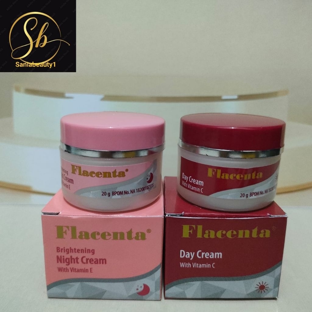 Cream Flacenta Brightening Siang // Malam 20g