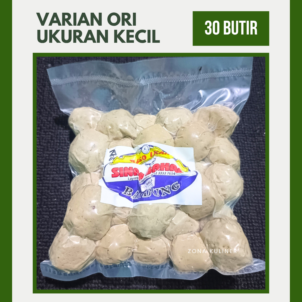 

Bakso Ikan Kecil 30 Butir Varian Putih | Sinar Bahari