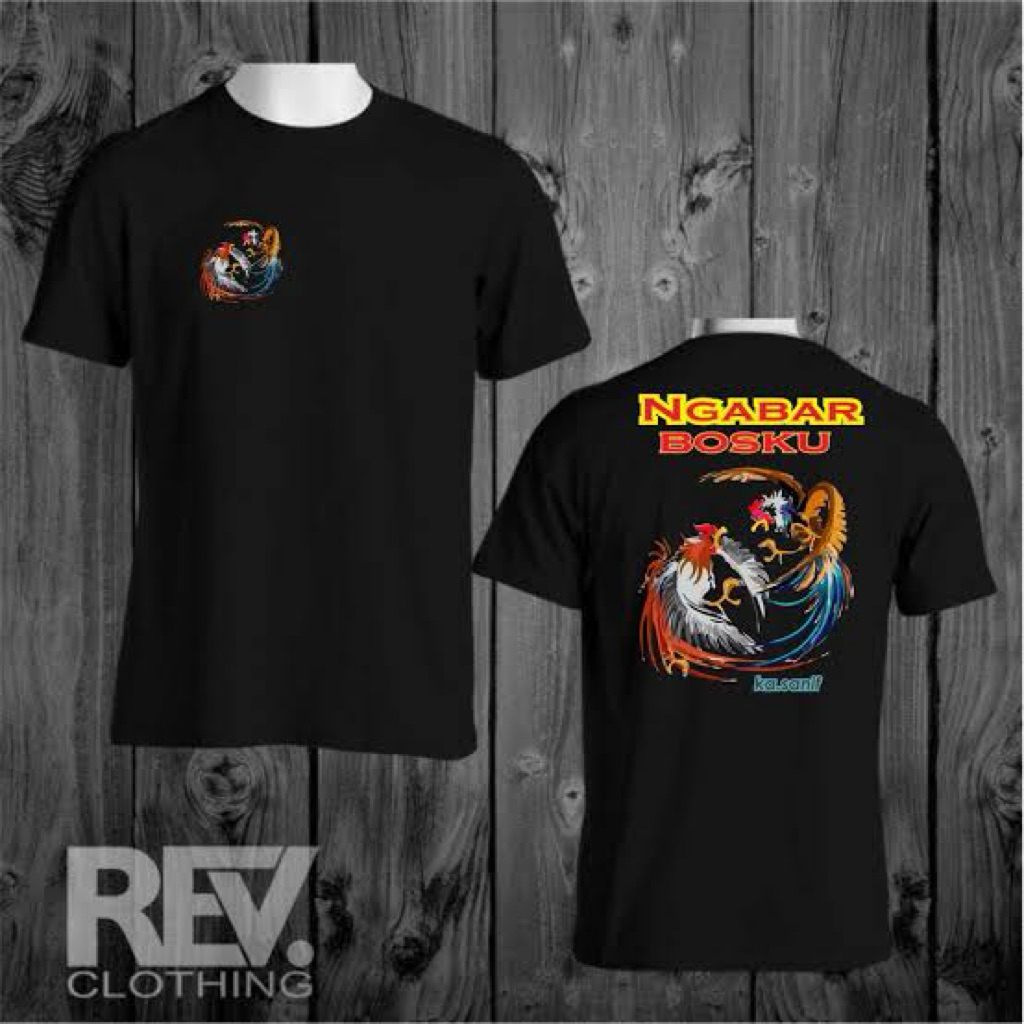 KAOS-TSHIRT AYAM BANGKOK NGABAR BOSKU