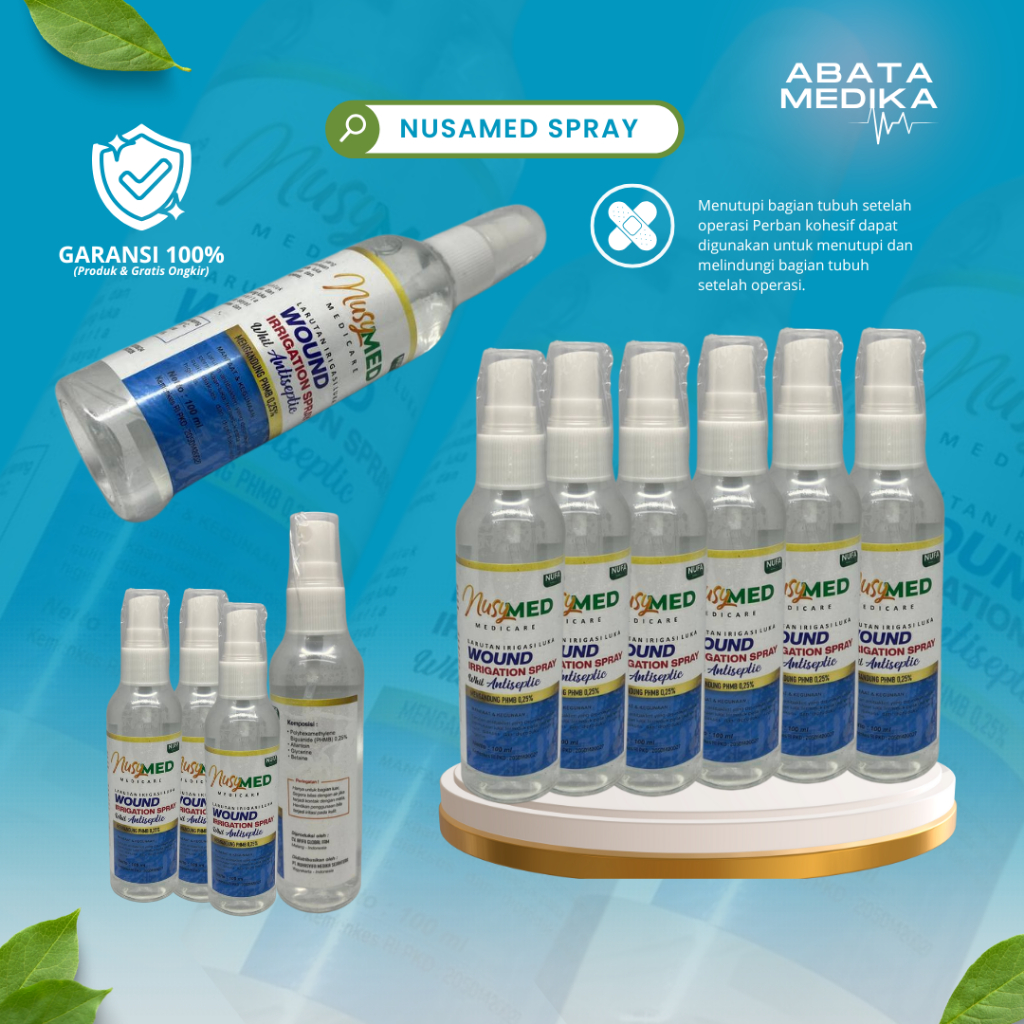 KillBac 60 ml / Pencuci luka / Perawatan luka / Killbac spray / Killbac /phmb