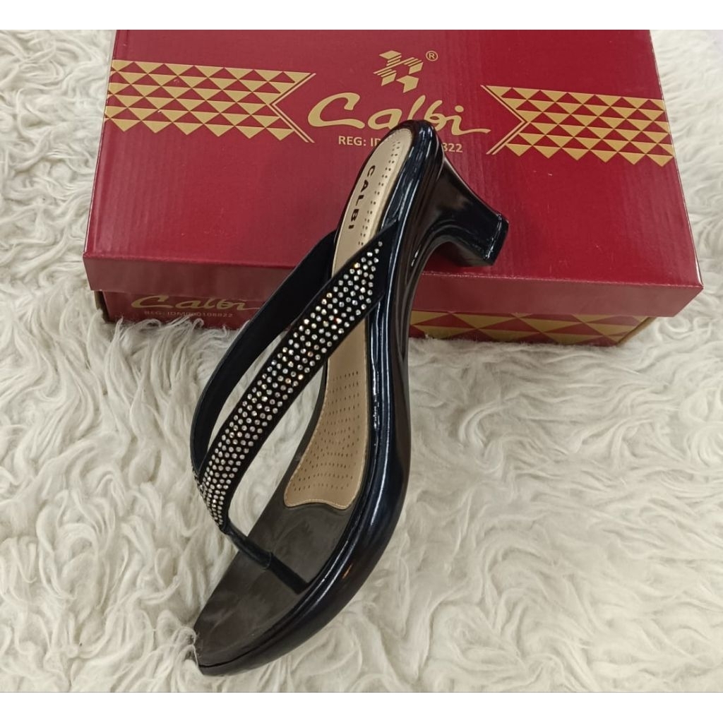 calbi sandal jepit heels