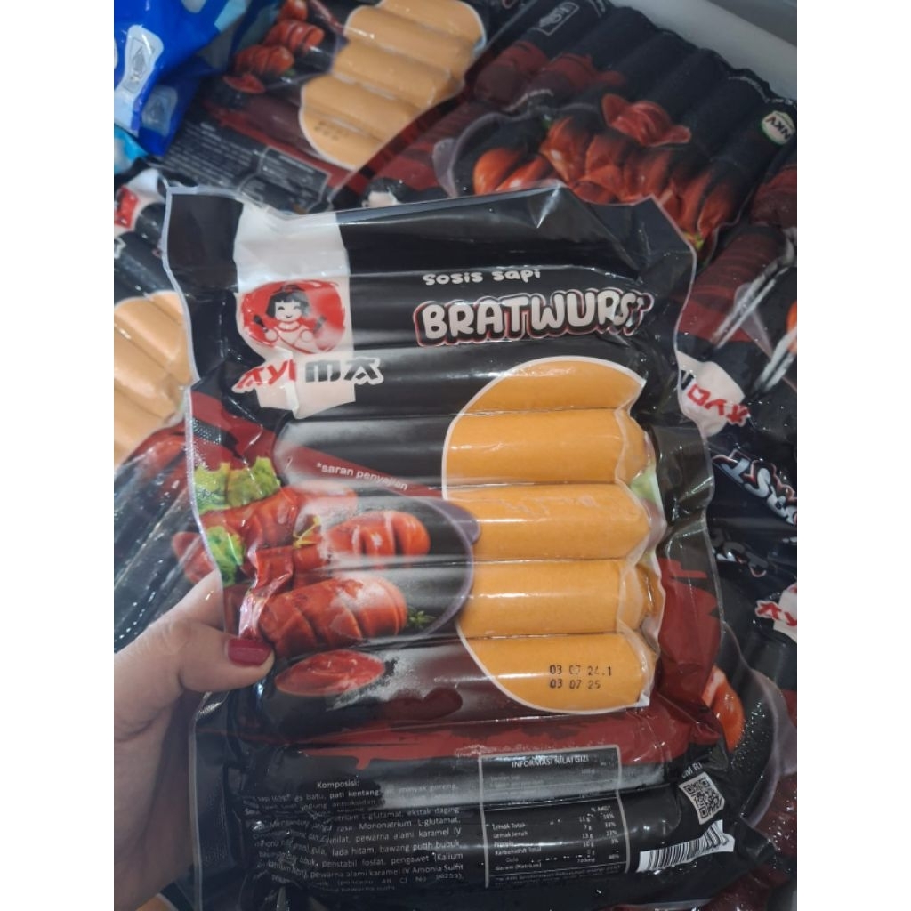 

Ayoma sosis jumbo bratwurst/ORI 20x500gr