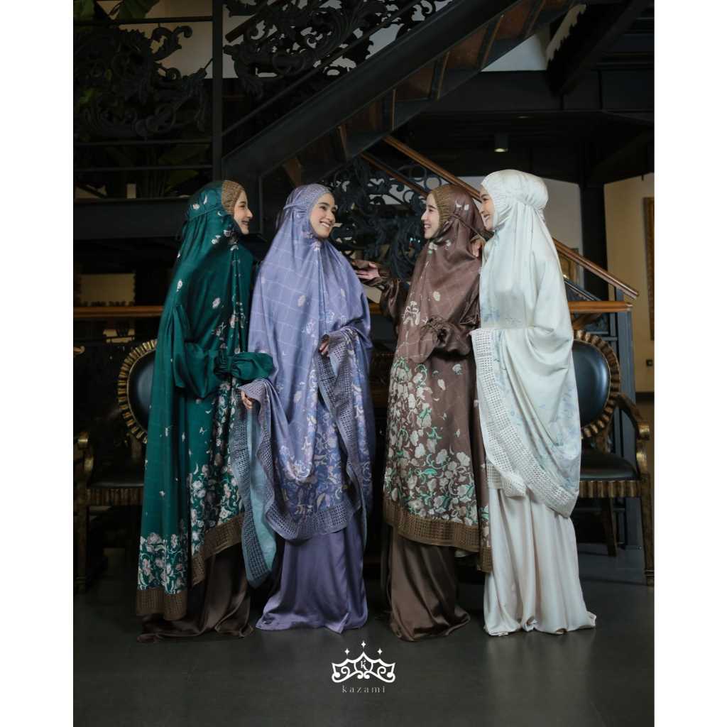 Telengkung Ainun by Kazami/ Mukena premium/ mukena hantaran