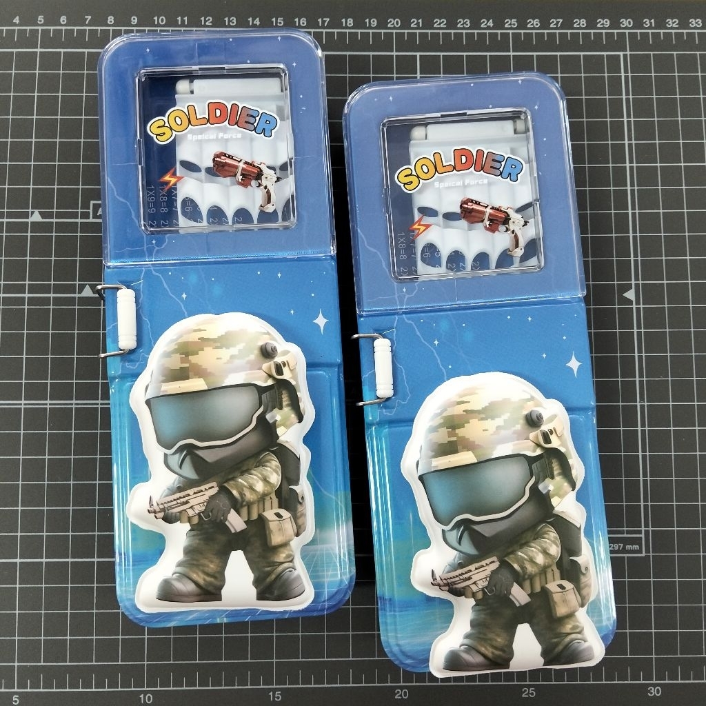 

Kotak Tempat Pensil Anak (Kaleng) Set Dengan Isi Motif Anak Laki-Laki