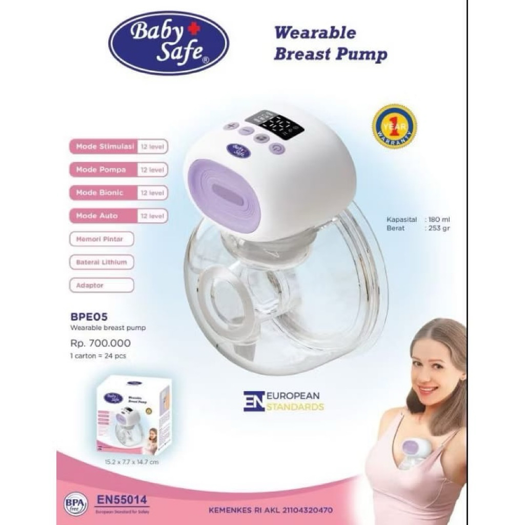 [moon baby padang]Baby safe pompa asi handfree Pompa asi elektrik