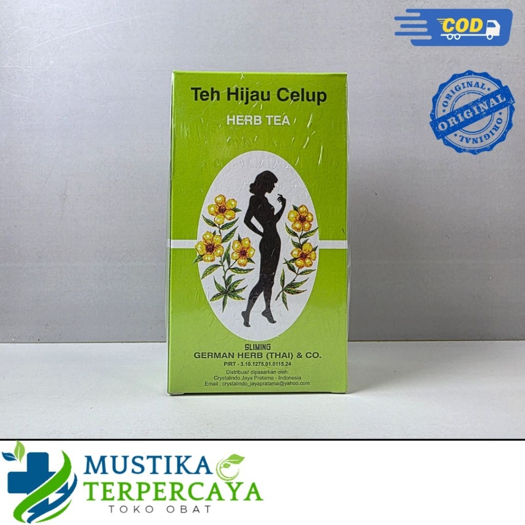

SLIMING HERB TEA teabags - TEH HIJAU CELUP