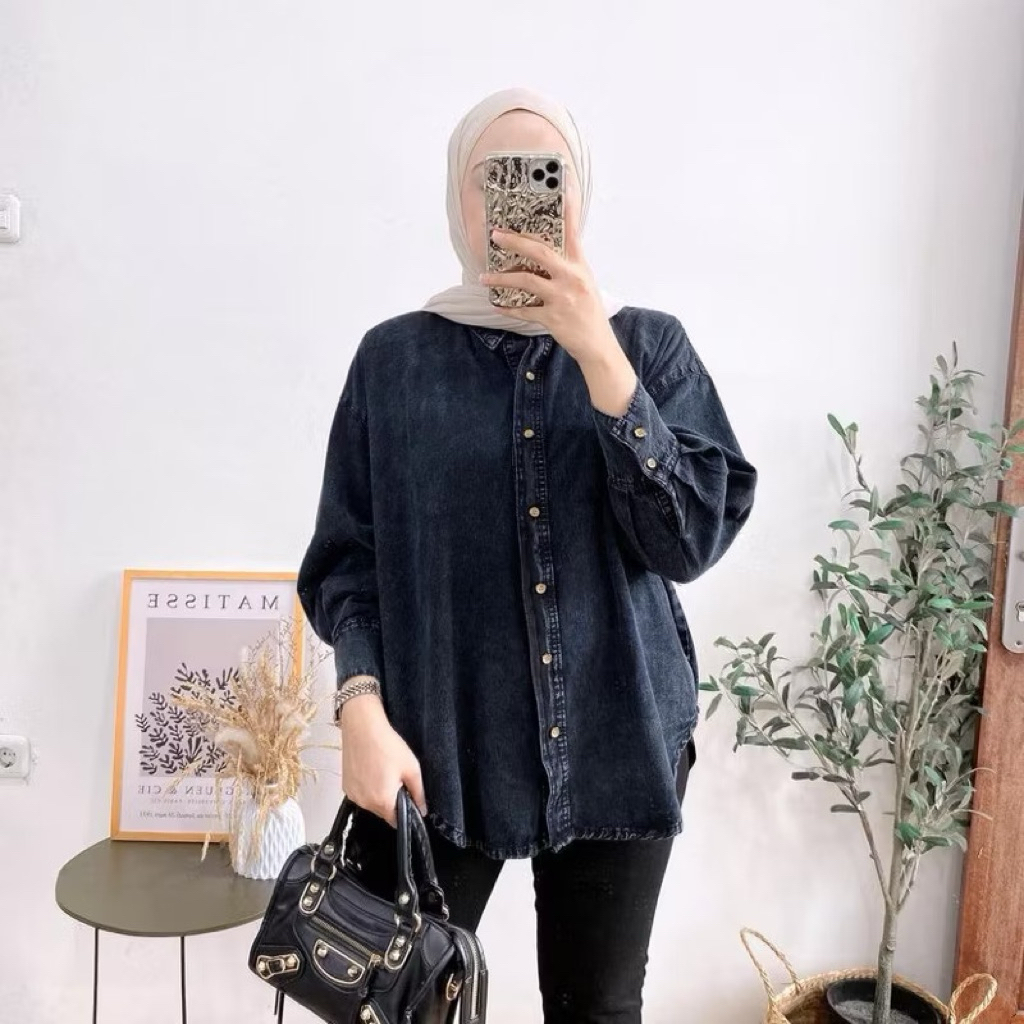 KEMEJA JEANS ZARA PREMIUM