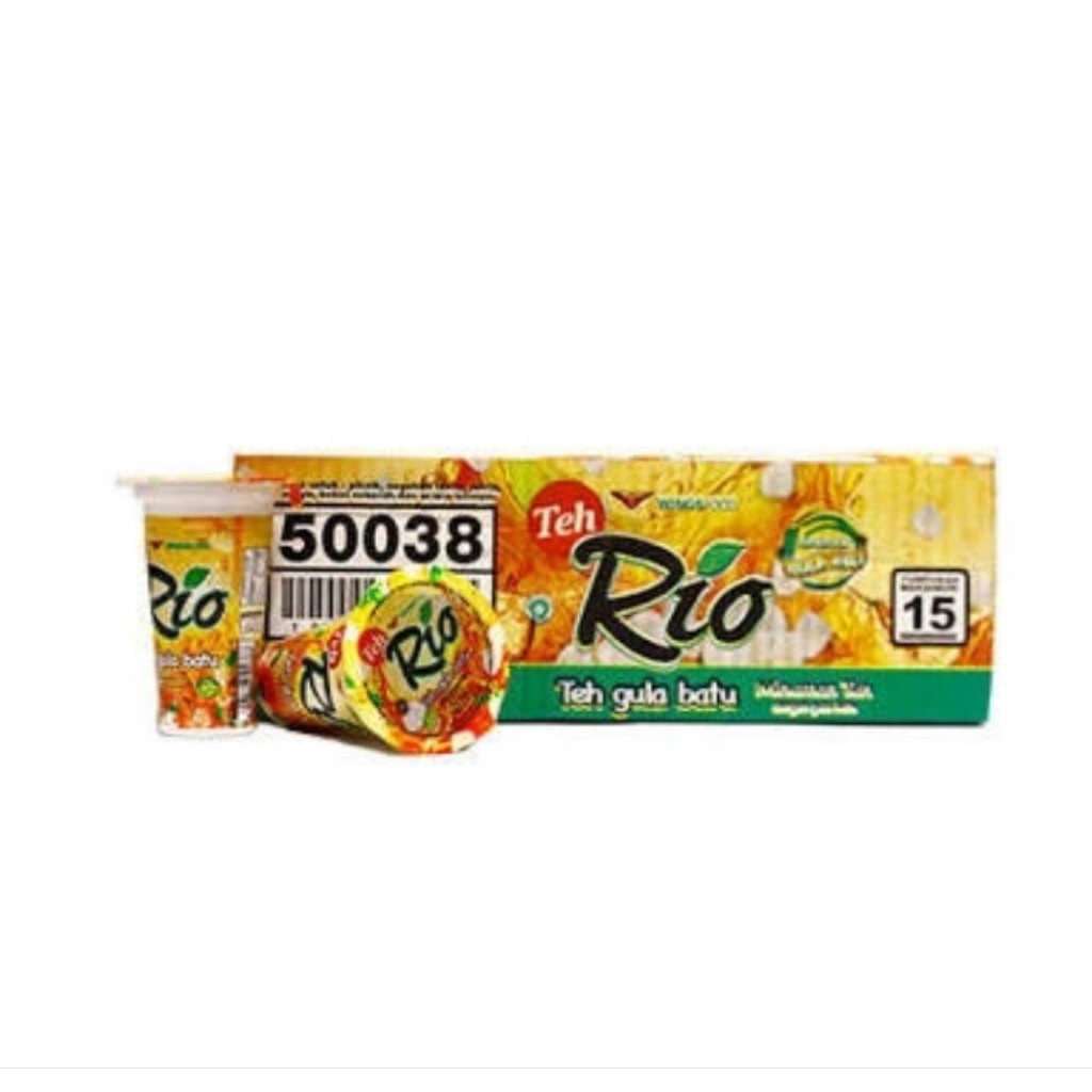 

teh rio rasa gula batu isi 24 pcs