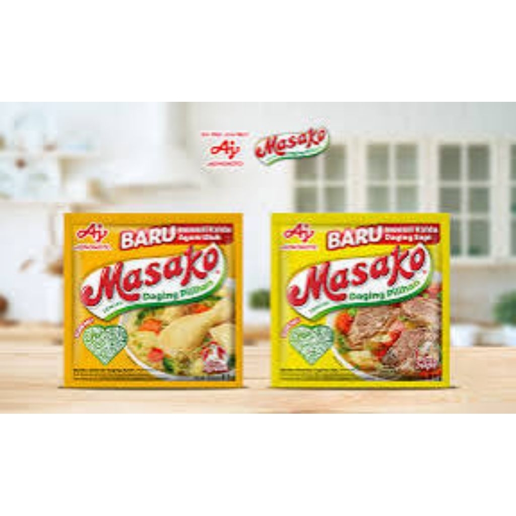 

Masako Bumbu Kaldu Ayam Penyedap 8,5gr - 10pcs