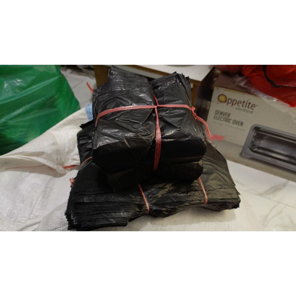 [1kg] Kresek Kiloan Hitam Kresek Hitam Kresek Sampah Kantong Kresek Hitam