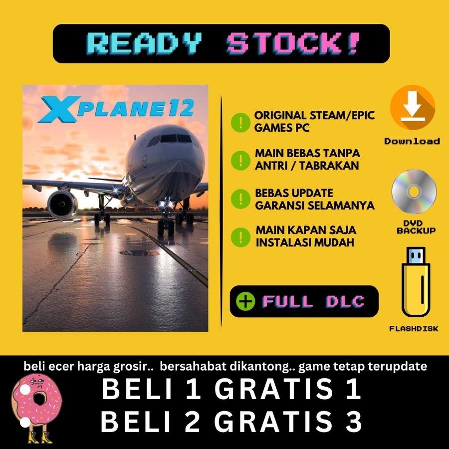 X-Plane 12 GLOBAL EDITION ORIGINAL PC GAME