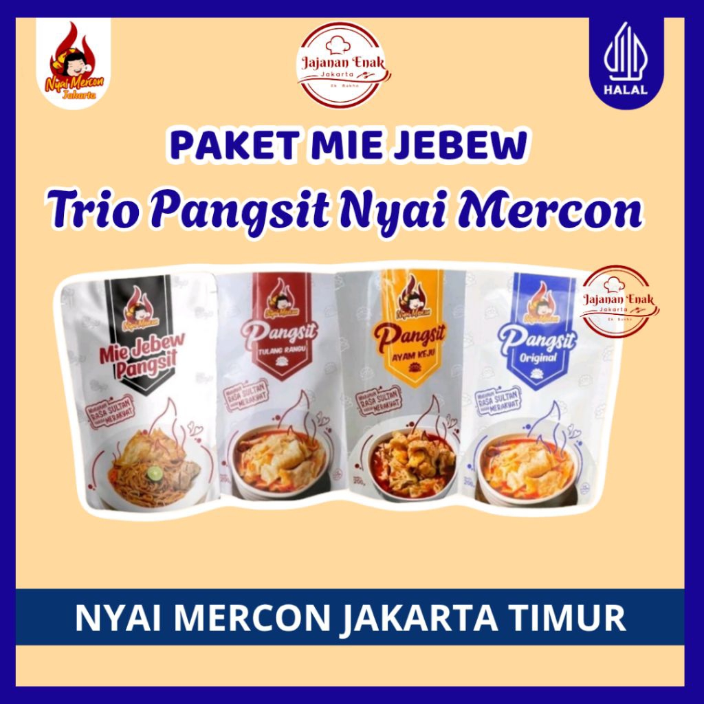 

NYAI MERCON - PAKET MIE JEBEW + 3 PANGSIT NYAI MERCON