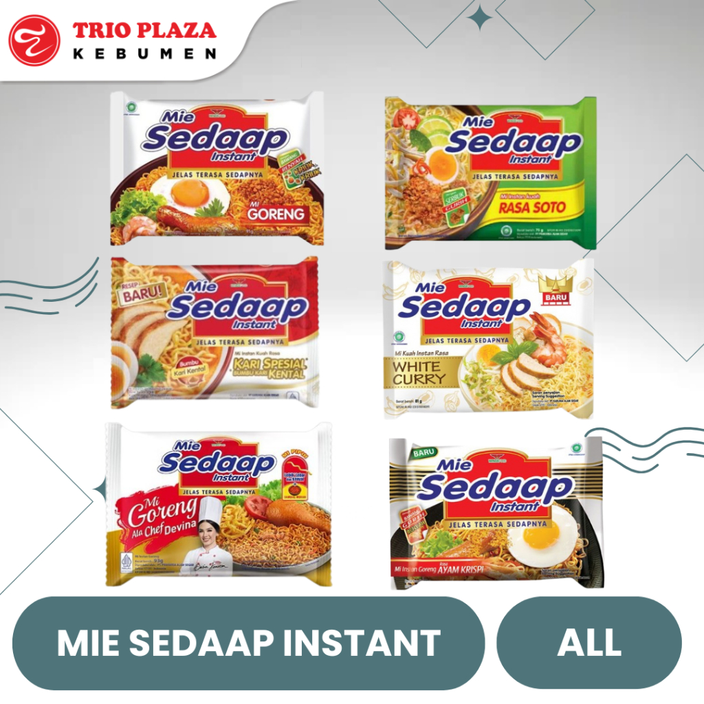 

MIE SEDAAP INSTANT ALL VARIAN 1