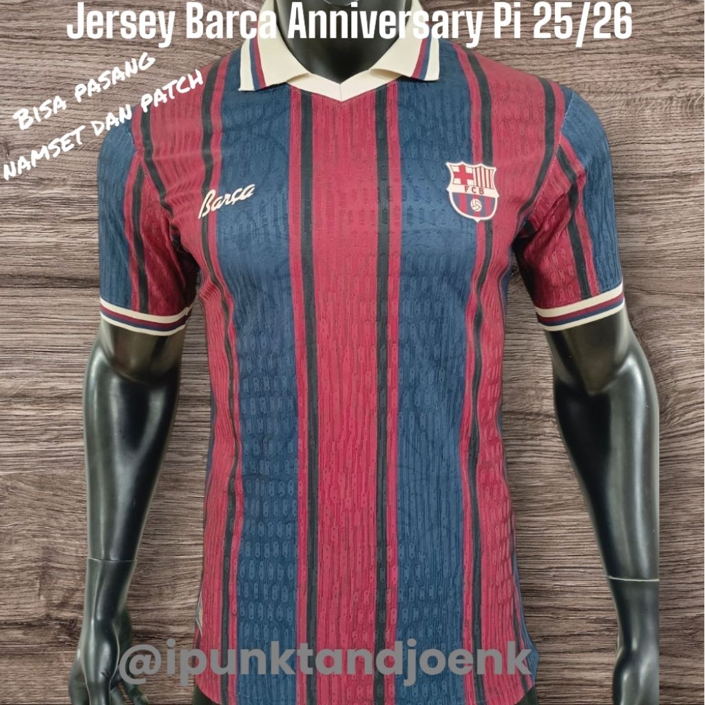 Jersey Barcelona spesial Anniversary25/26 pi