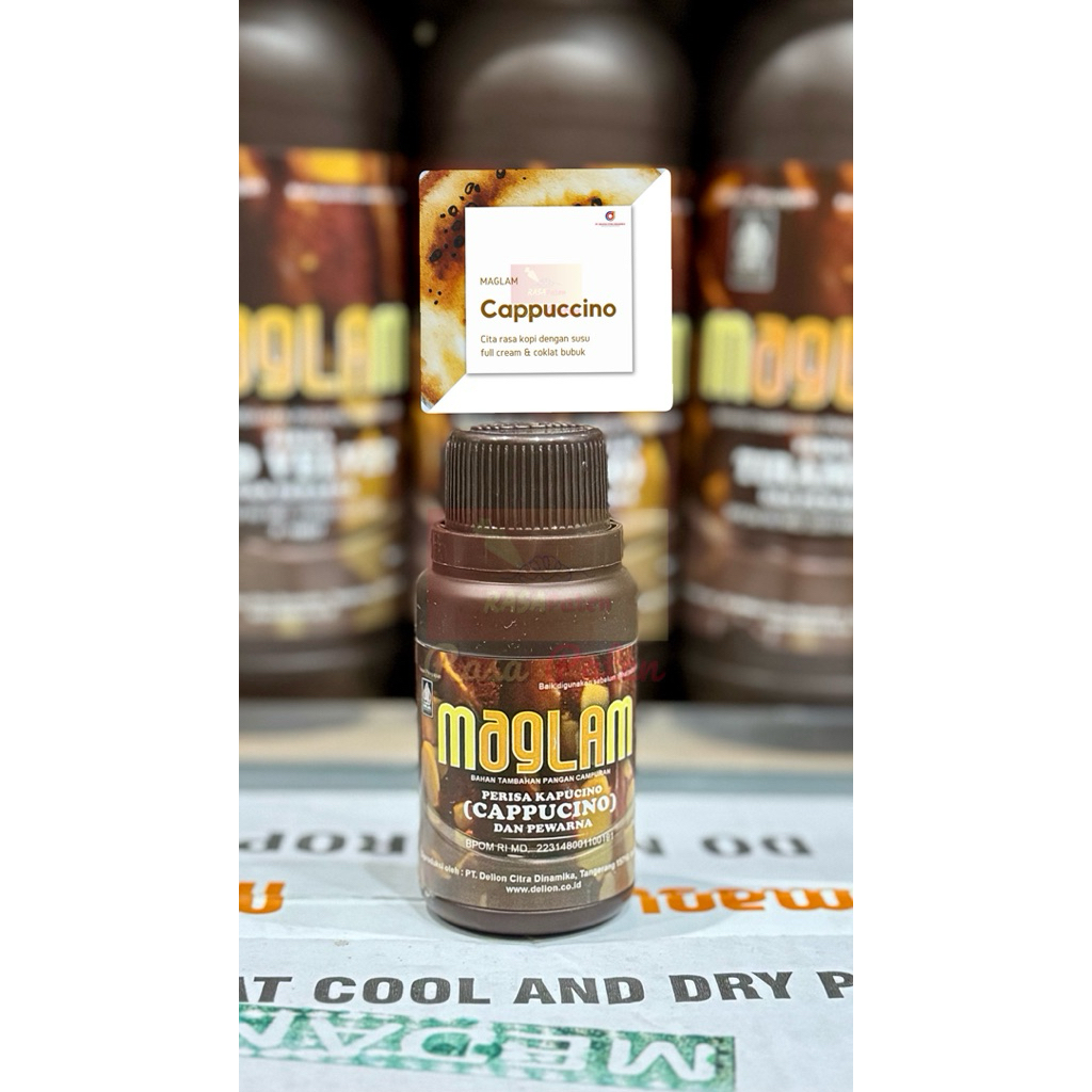 

MAGLAM CAPPUCCINO Perisa dan Pewarna 100 gr Halal BPOM RI MD