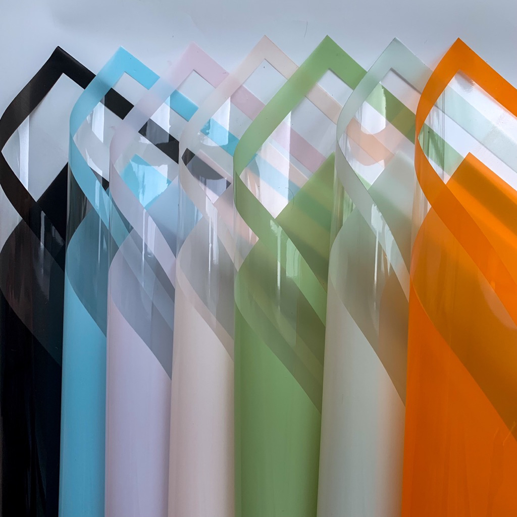 

Cellophane Pure Frame / Double Frame / List Garis Transparant - Kertas Buket - Flower Wrapping waterproof - Flower Wrap - Bouquet Paper - Kertas Bunga