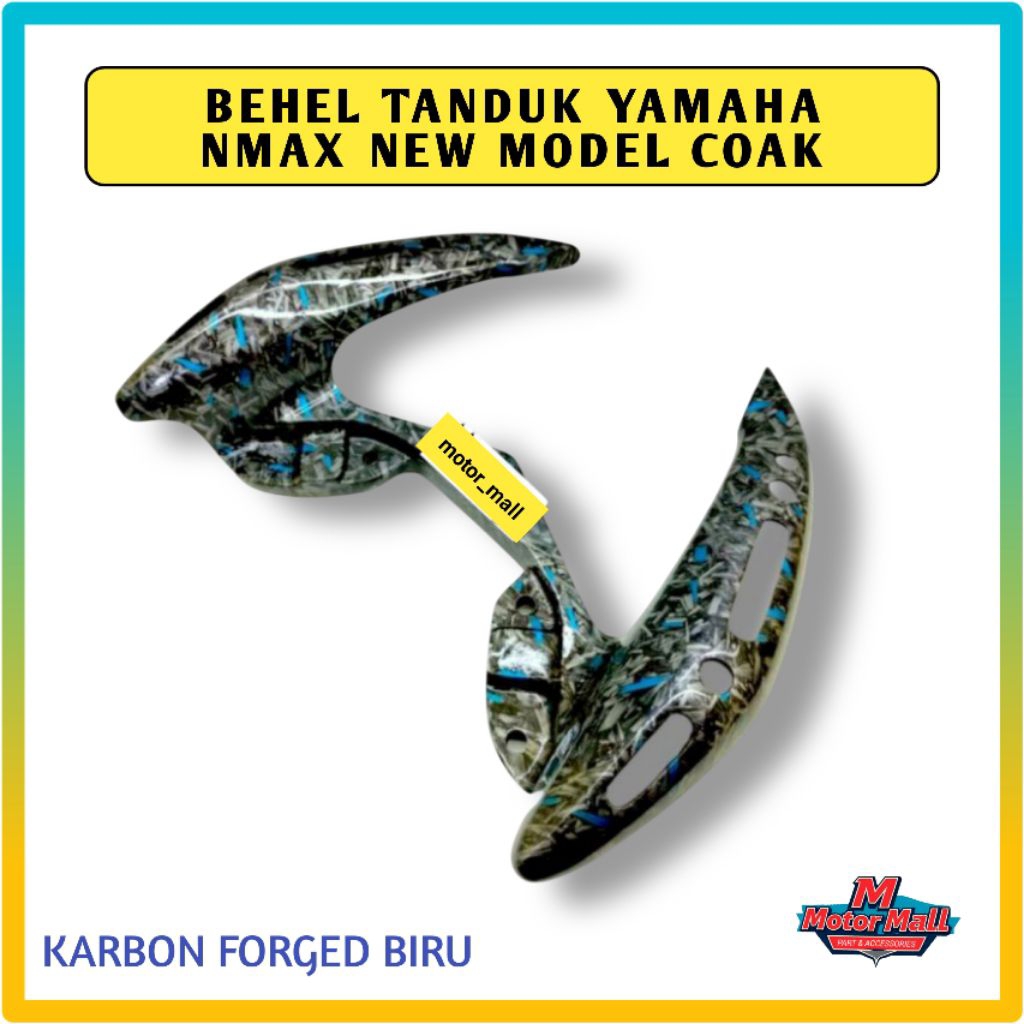 Behel Begel Nmax New Model Coak KARBON FORGED Behel Nmax New Lubang Coak Carbon Tanduk Nmax 155 Mode