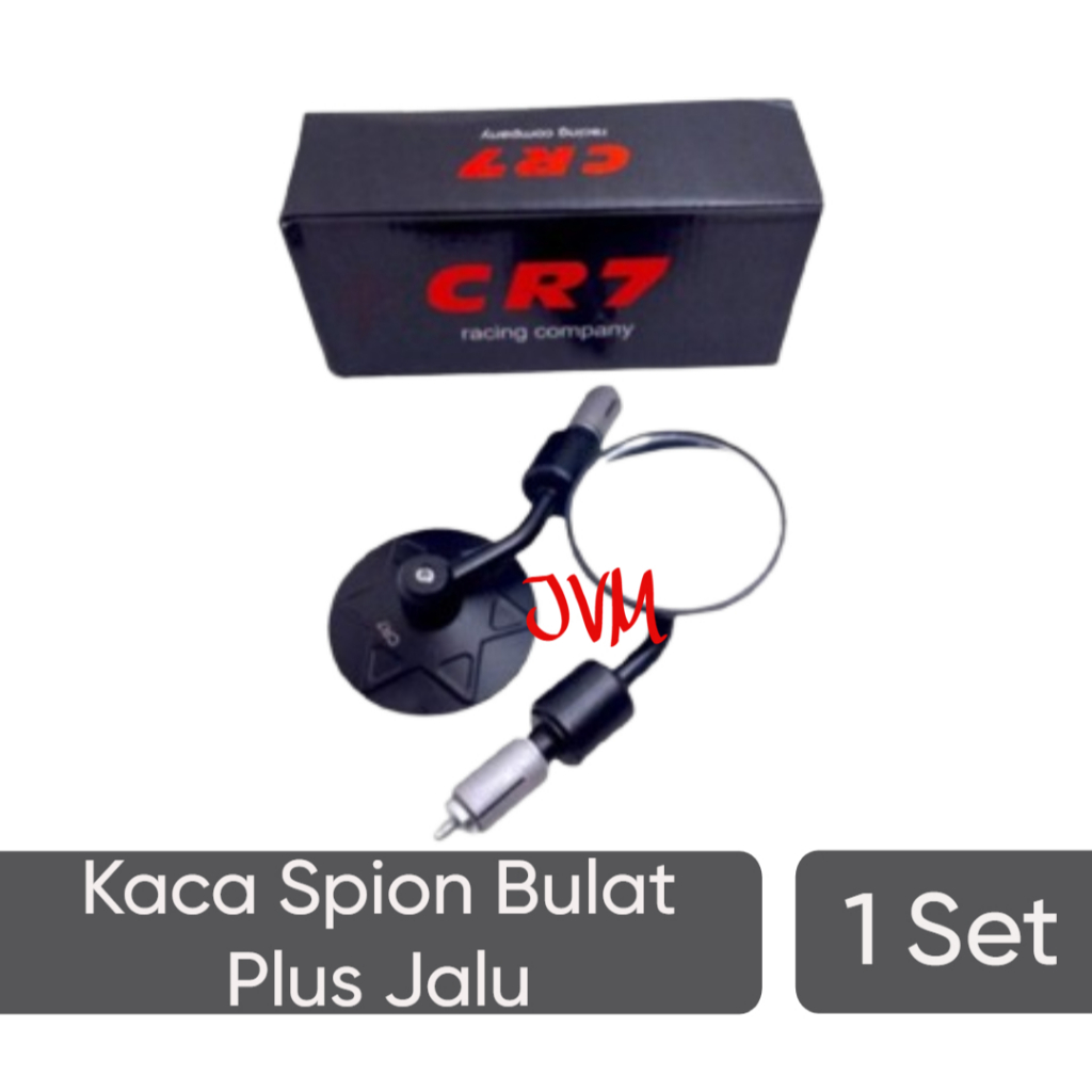Kaca Spion & Jalu / Spion Jalu Bulat Cembung / Spion Jalu Bar End Bulat Model Rcb Universal Vario Ve