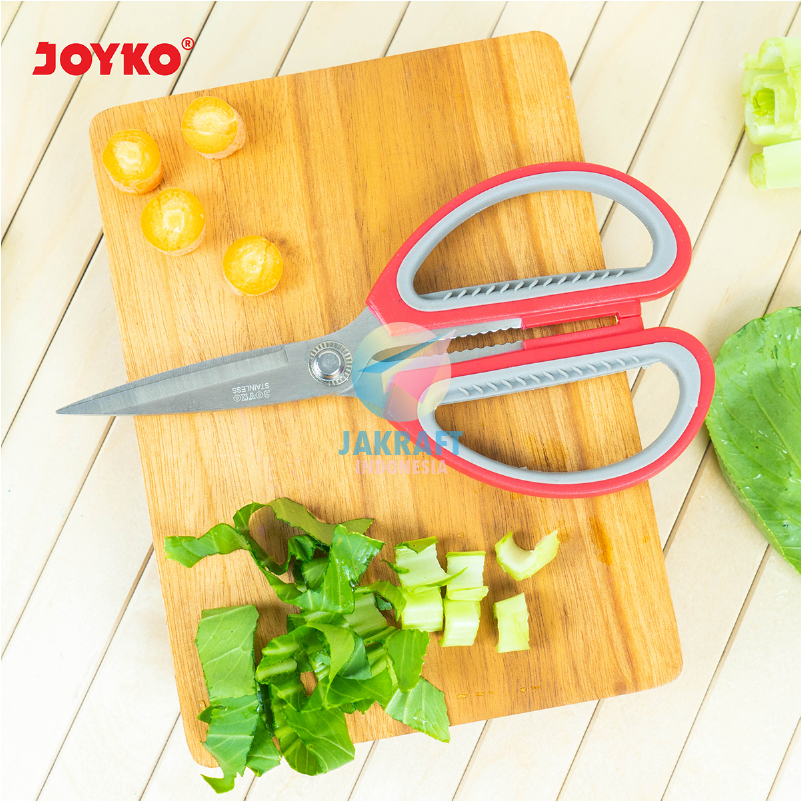 

SIS (12 Pcs) GROSIR Gunting Kertas Kain Kardus Tebal JOYKO SC-13 / SC-14 Heavy Duty Soft Grip Gagang