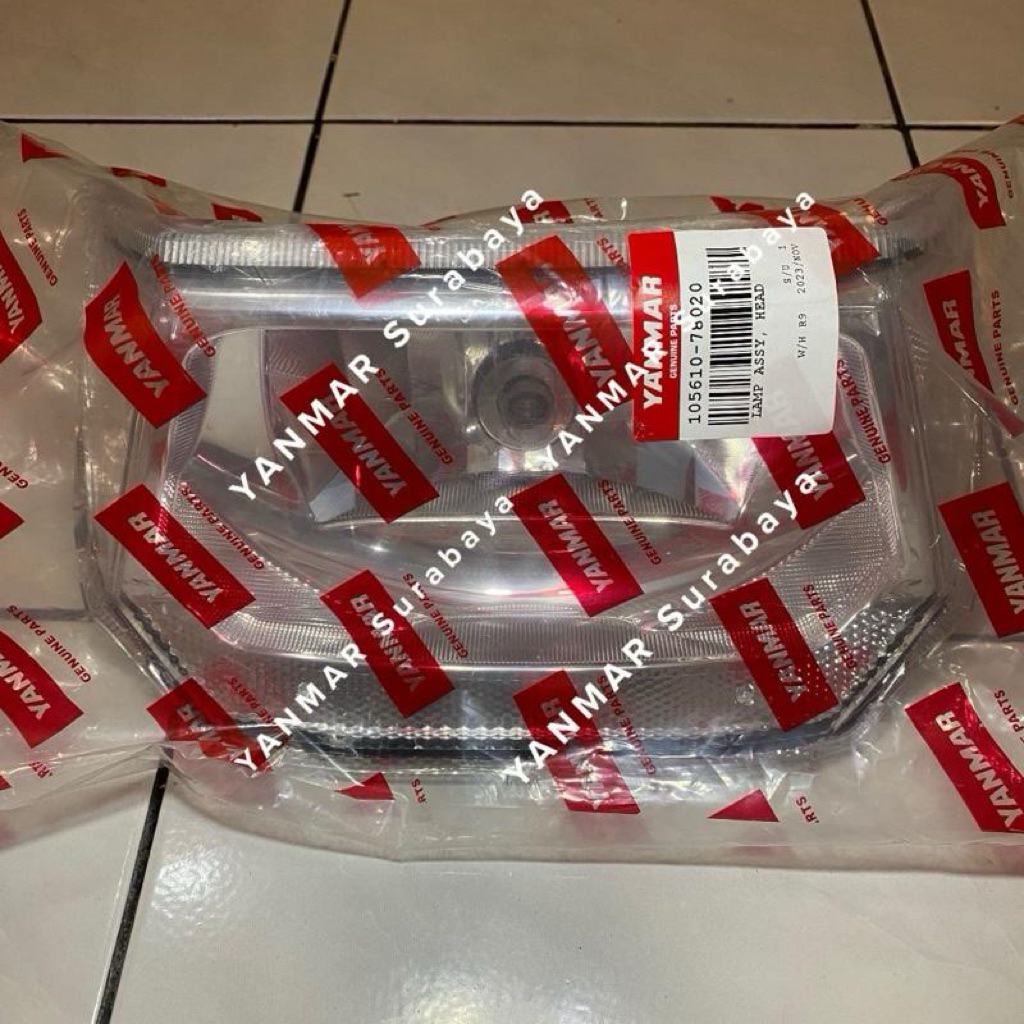 Head lamp assy / Lampu komplit Yanmar TF85-115NL 105610-78020 Original