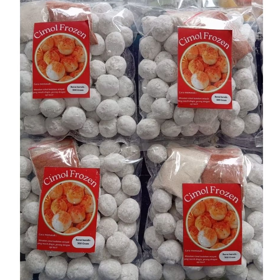 

CIMOL FROZEN 300 GR ISI +-65'S FREE BUMBU TABUR