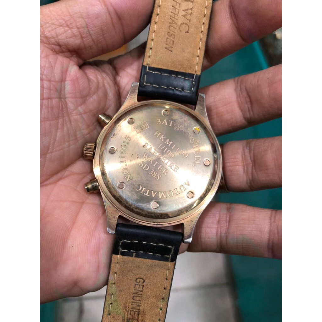 jam tangan klasik pria stenlis steel chronograph vintage cw elegant