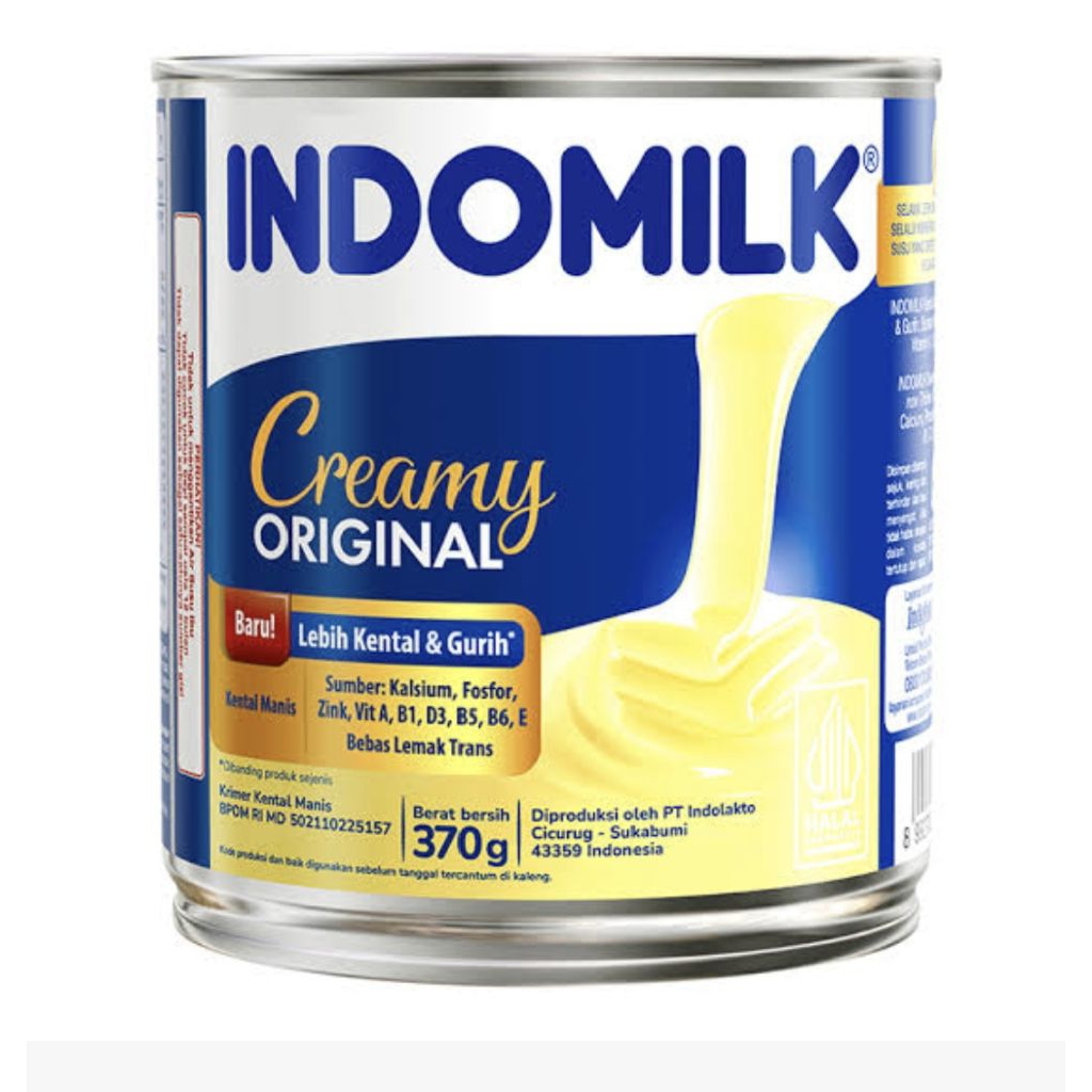 

INDOMILK PUTIH KALENG 370gr