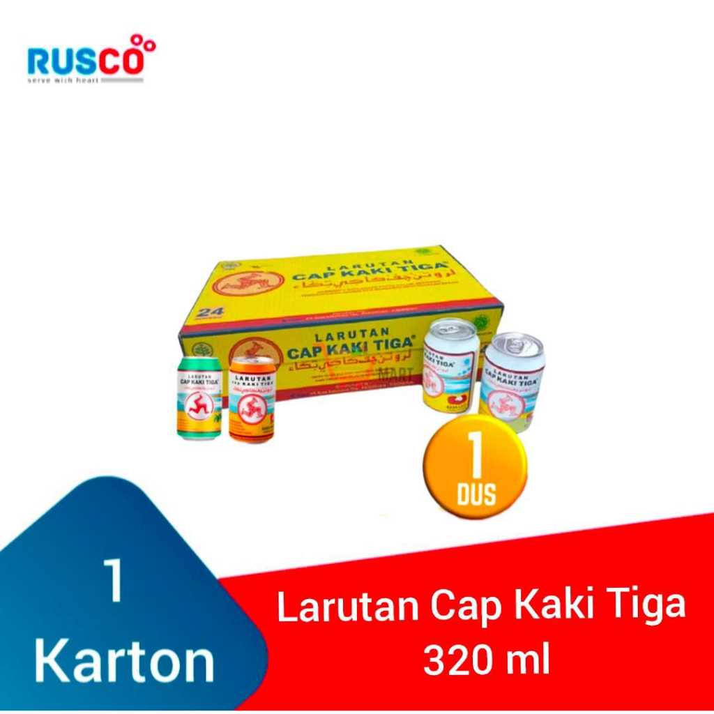 

LARUTAN CAP KAKI TIGA PENYENGAR 320ML [ 1 Karton 24 Pcs ]