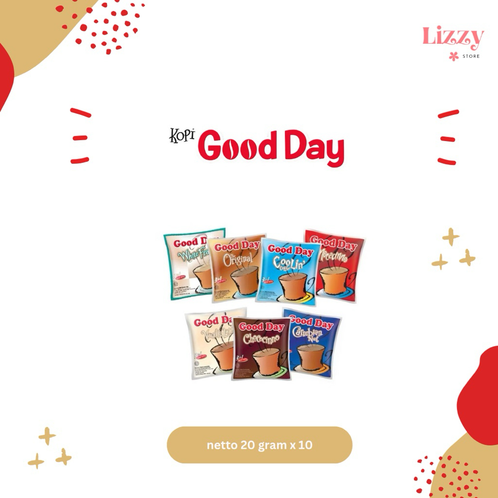 

Good Day Mocacinno 3in1 Instant Coffe 20gram x 10