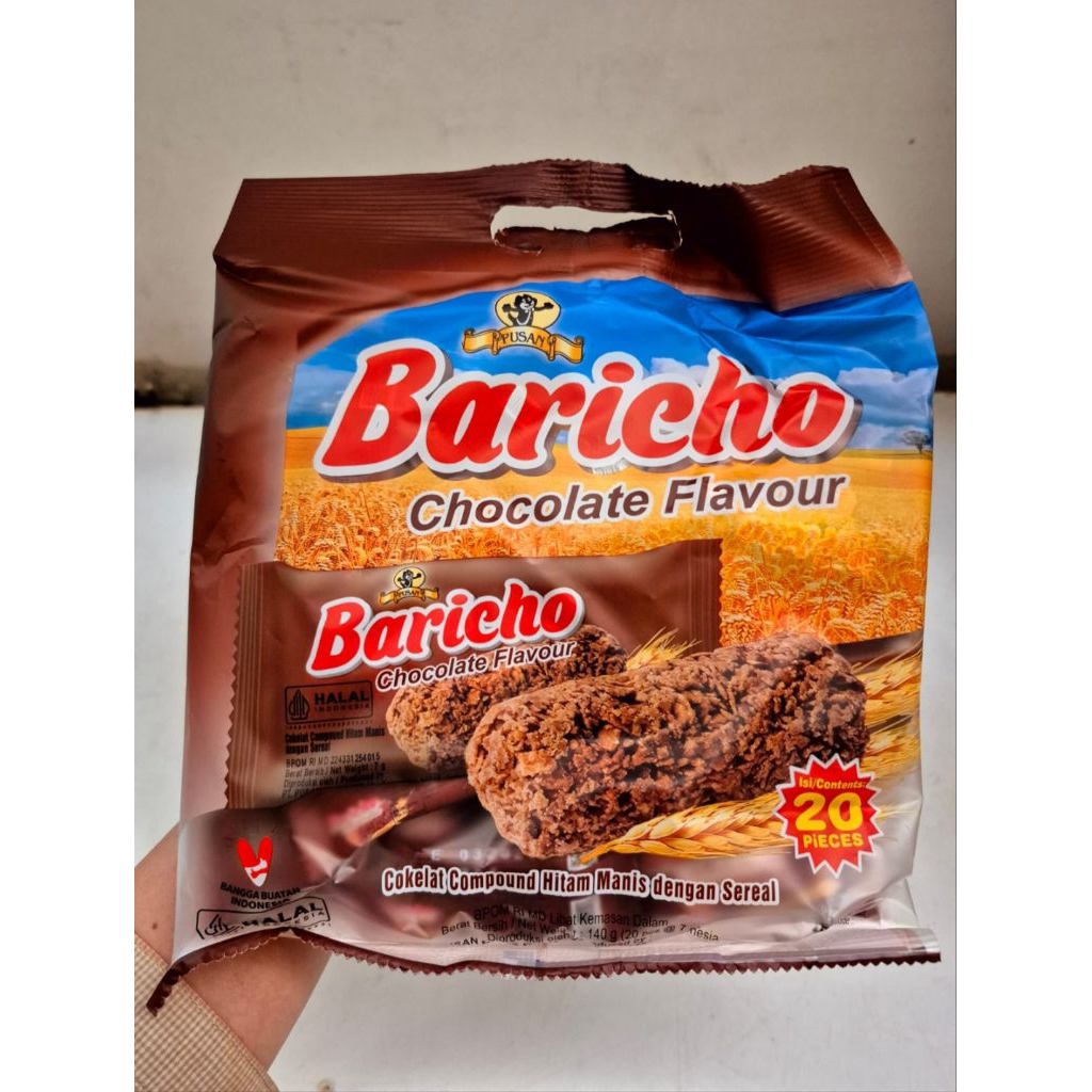 

BARICHO OAT SEREAL PUSAN (ISI 20PCS) 140GR COKELAT DAN STRAWBERRY SNACK LEZAT