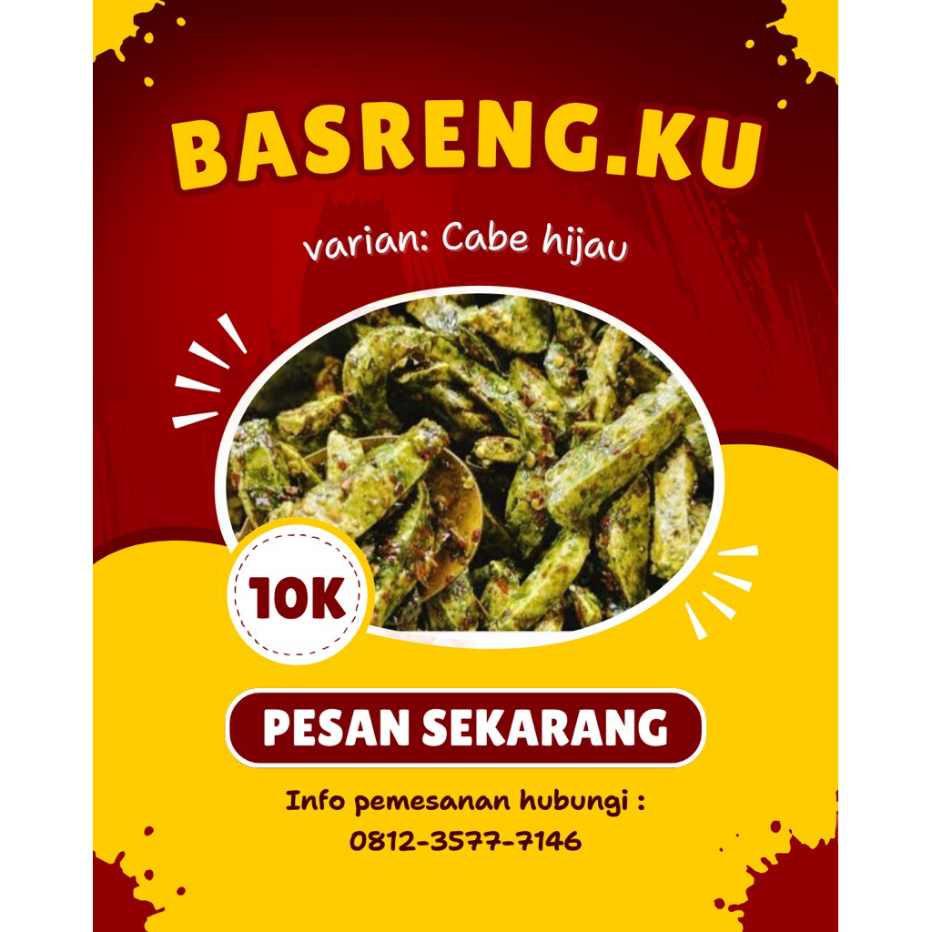 

basreng cabe hijau 100gr