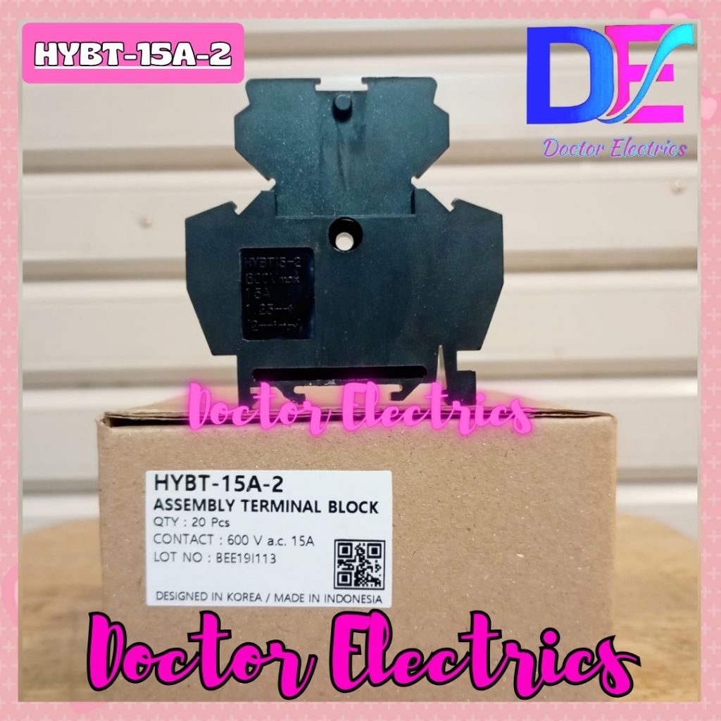 HANYOUNG NUX TERMINAL BLOCK HYBT-15-2 HYBT-15A-2 HY BT-15A-2 15A 600V
