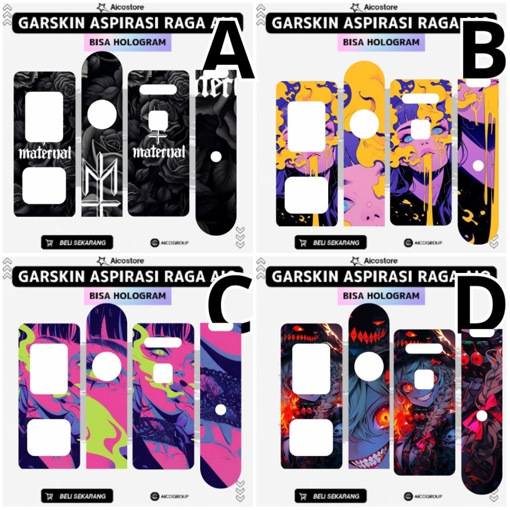 

Stiker Hologram & Non Hologram.