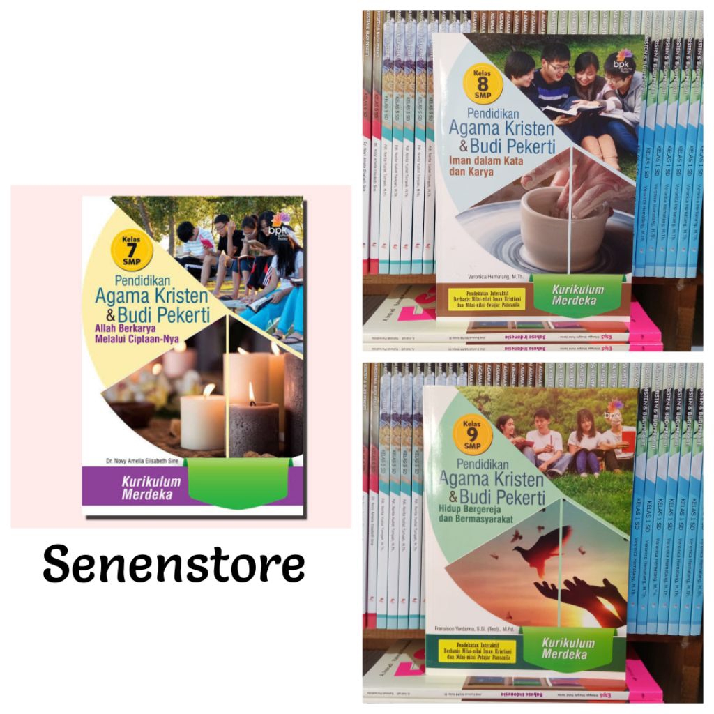Buku Pendidikan Agama Kristen Kelas 7 8 9 SMP Kurikulum Merdeka BPK Gunung Mulia