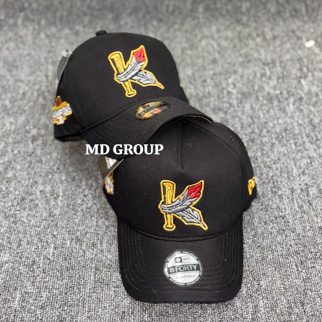 Topi Basebal Distro Gaya Setretwear Hitam Stylish Bordir Huruf K Bulu Casual