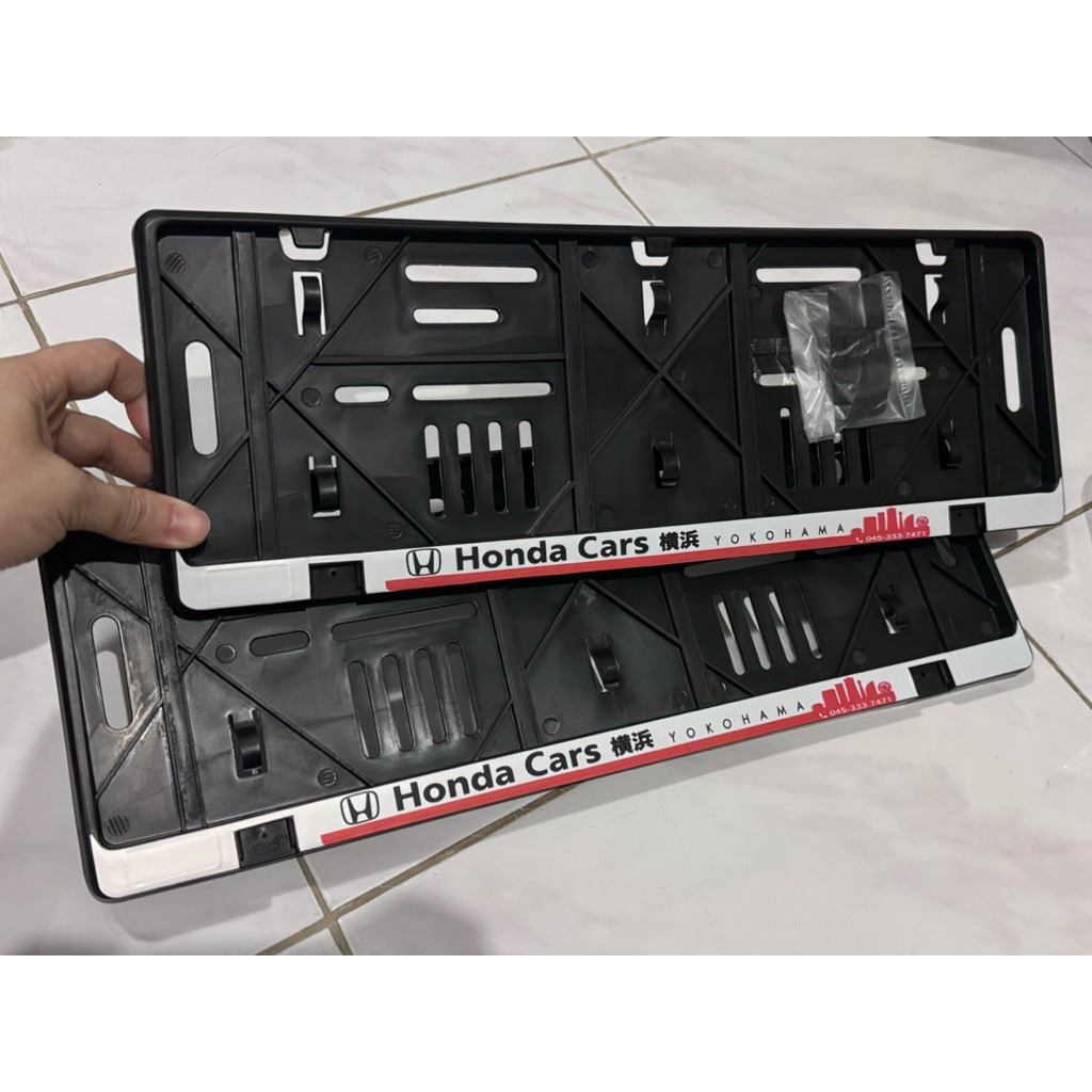 Frame plat nomor mobil Honda cars yokohama
