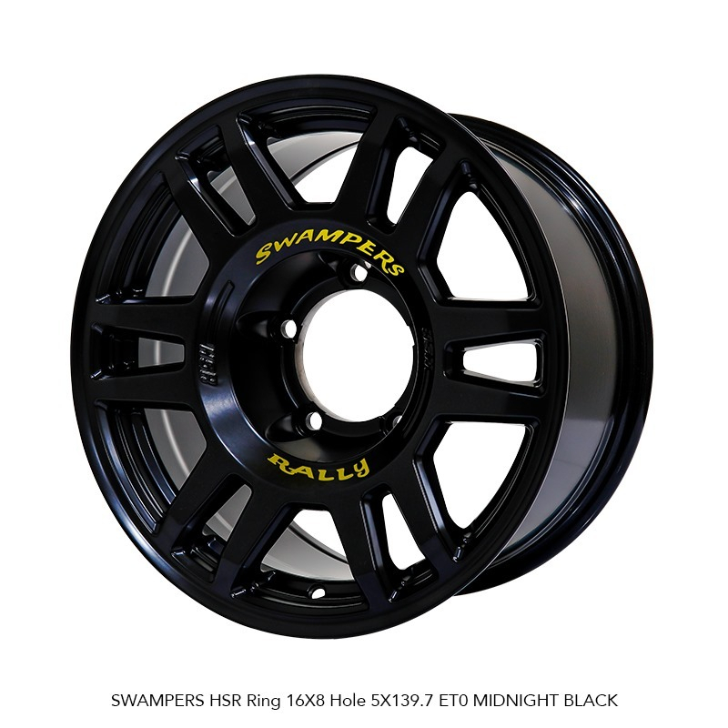 VELG MOBIL OFFROAD HSR SWAMPERS R15 untuk jimmy dll
