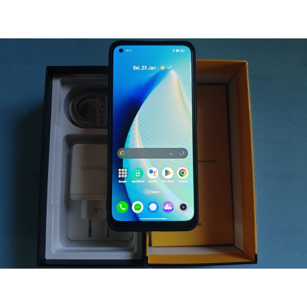 Realme 9 Pro Plus Bekas/Realme 9 Pro+ Bekas Full Set 8/128-Sunrise Blue