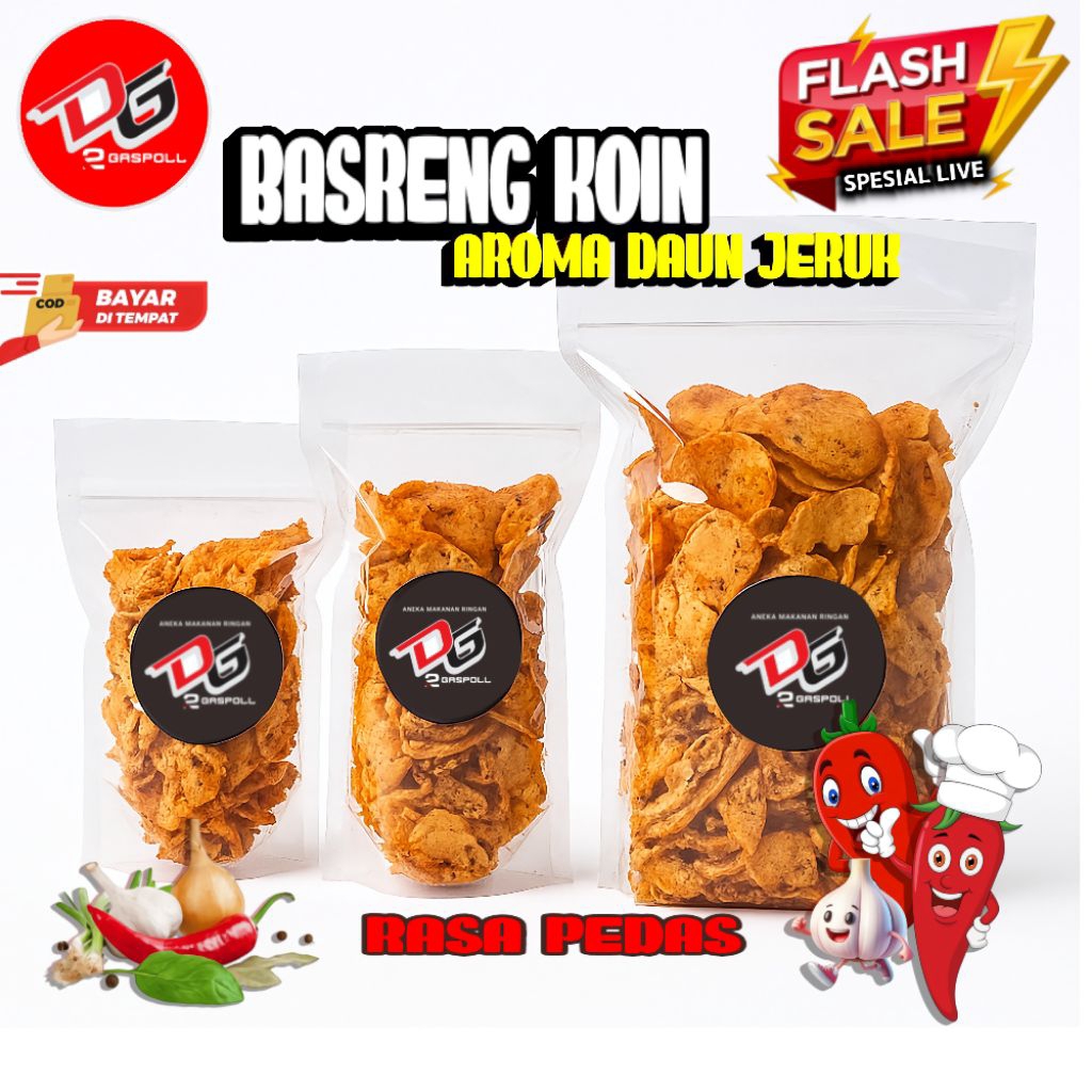 

BASRENG KOIN PEDAS GURIH DAUN JERUK