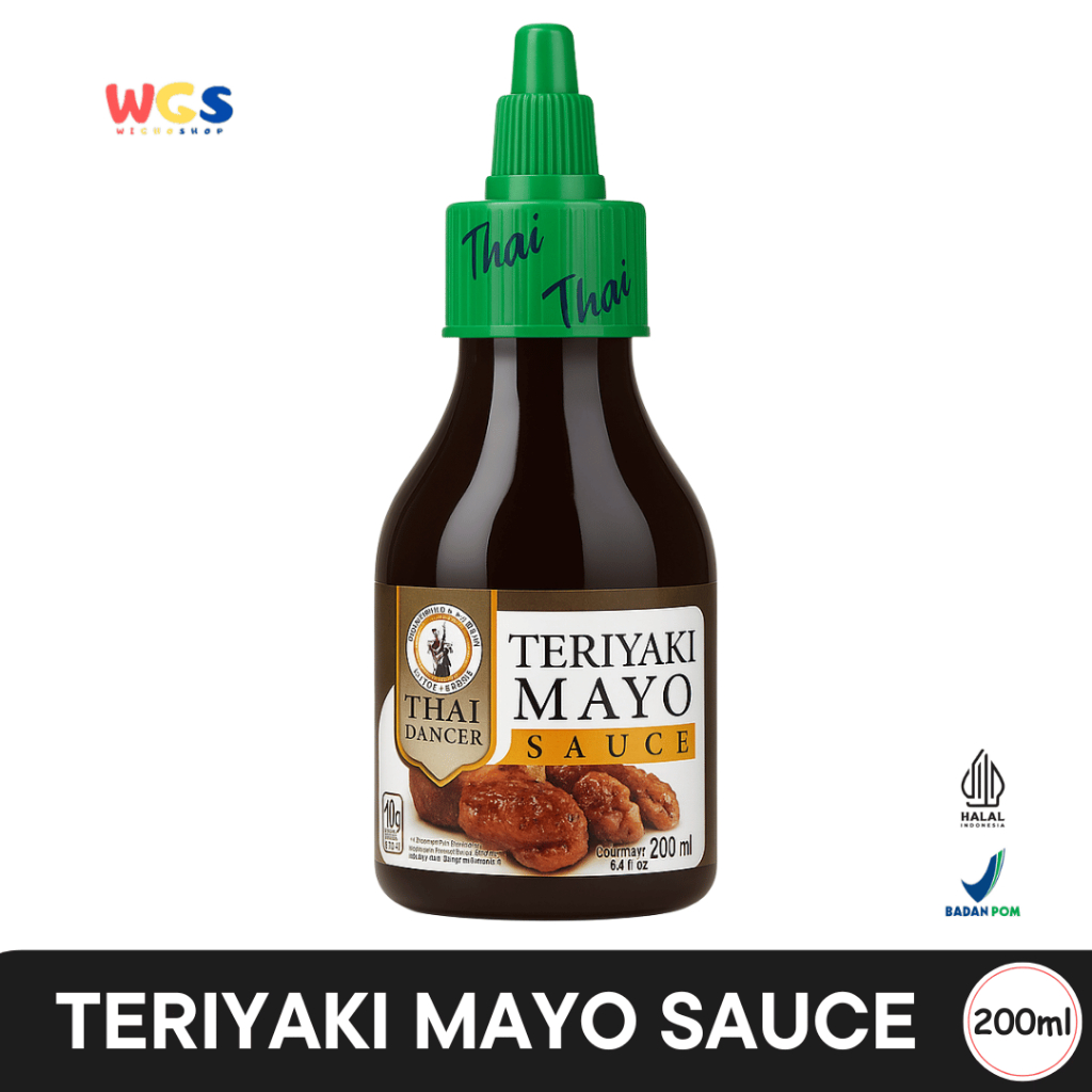 

Thai Dancer Teriyaki Mayo Sauce 200ml – Saus Mayo Teriyaki Lezat untuk Cocolan, Olesan & Salad