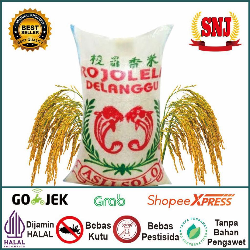 

beras rojolele delanggu 5kg 10kg 20kg