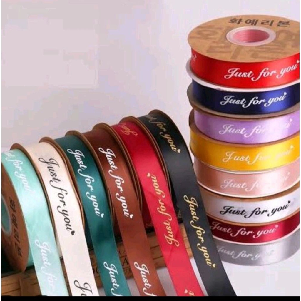 

1 meter pita satin just for you UK 2,5cm