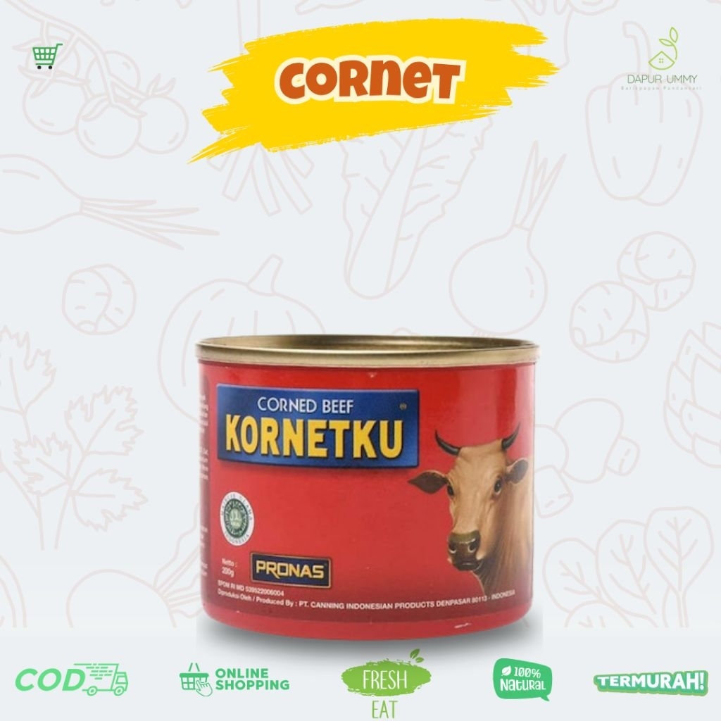 

PRONAS • Kornet Daging sapi • Beef Cornet 200g