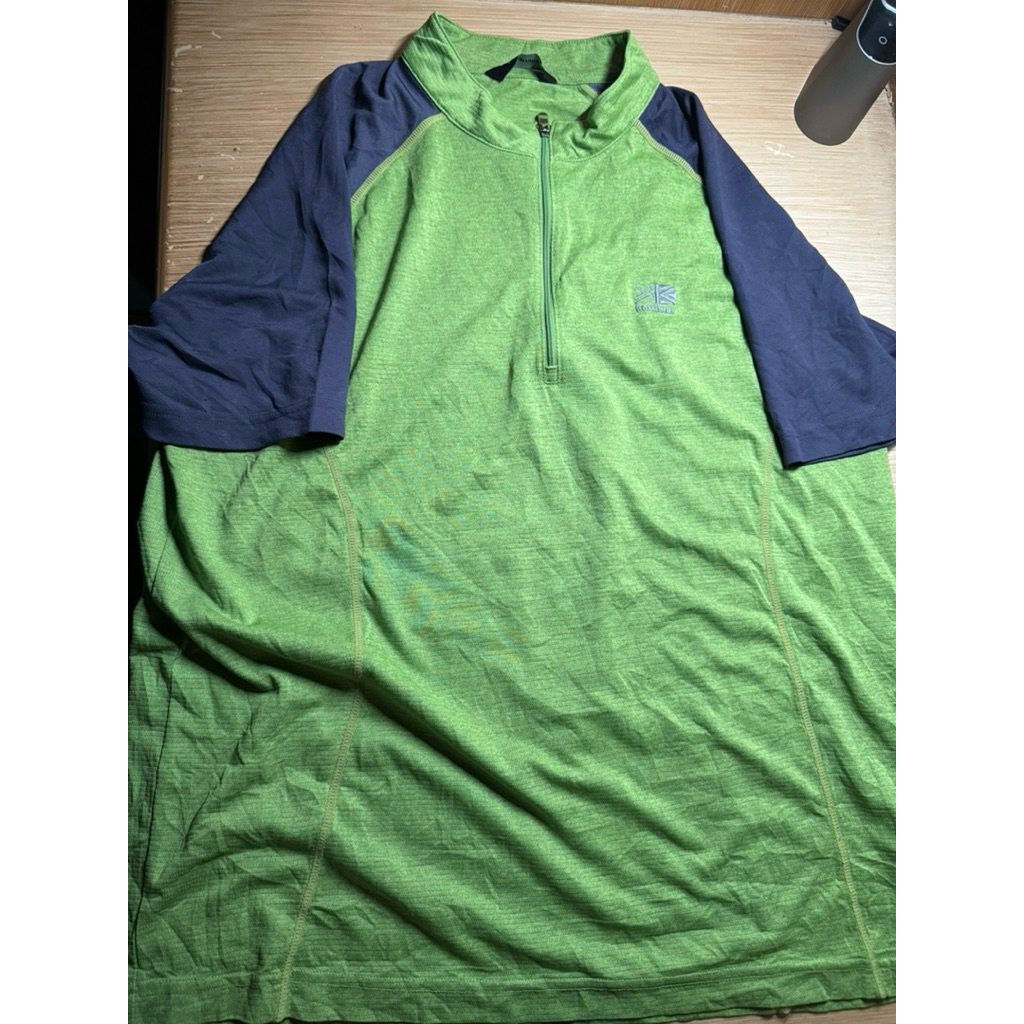 Kaos Outdoor Karrimor Baselayer Green Gunung Hiking Trekking Kaos Olahraga Original 100% #baselayer 