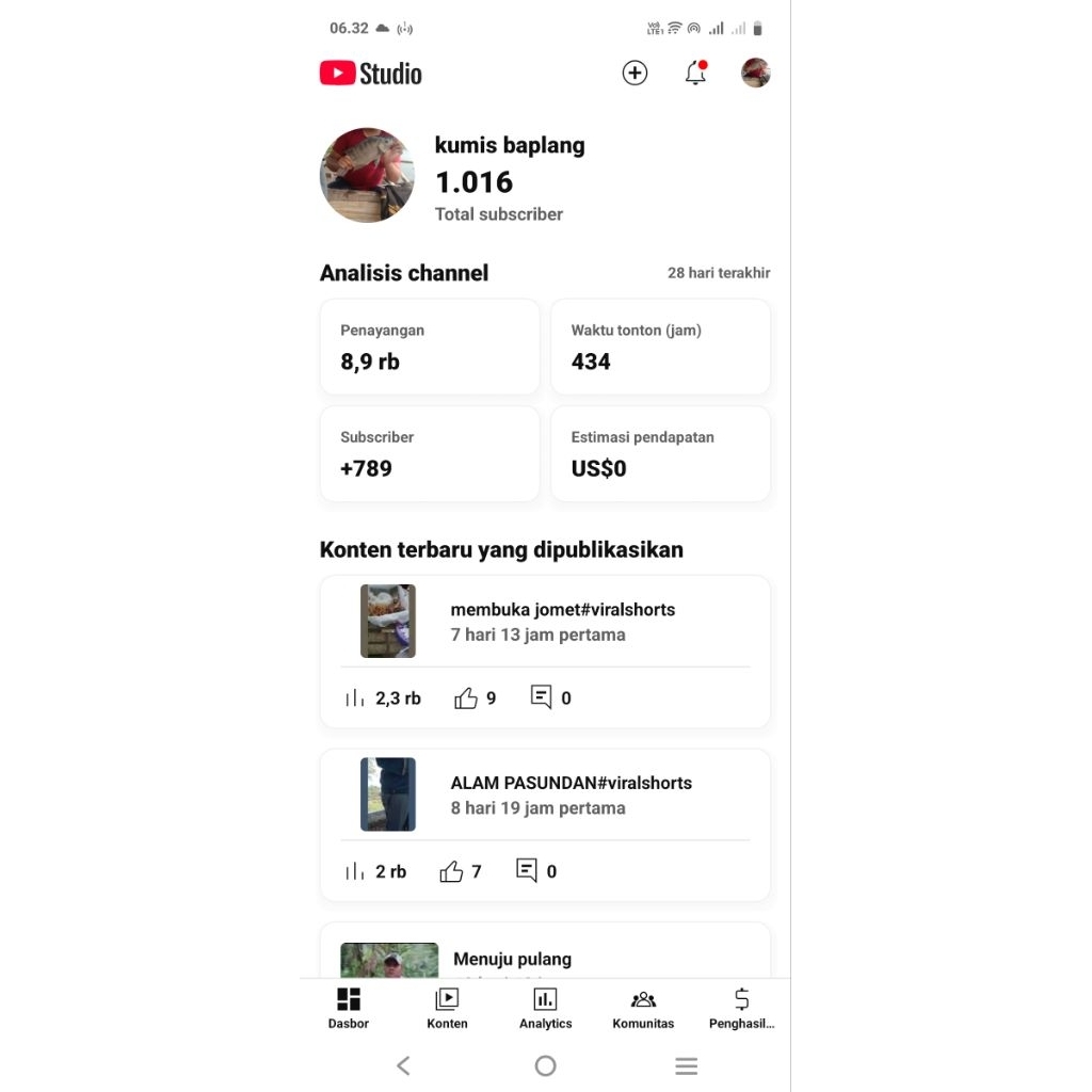 youtube monet akun bagus