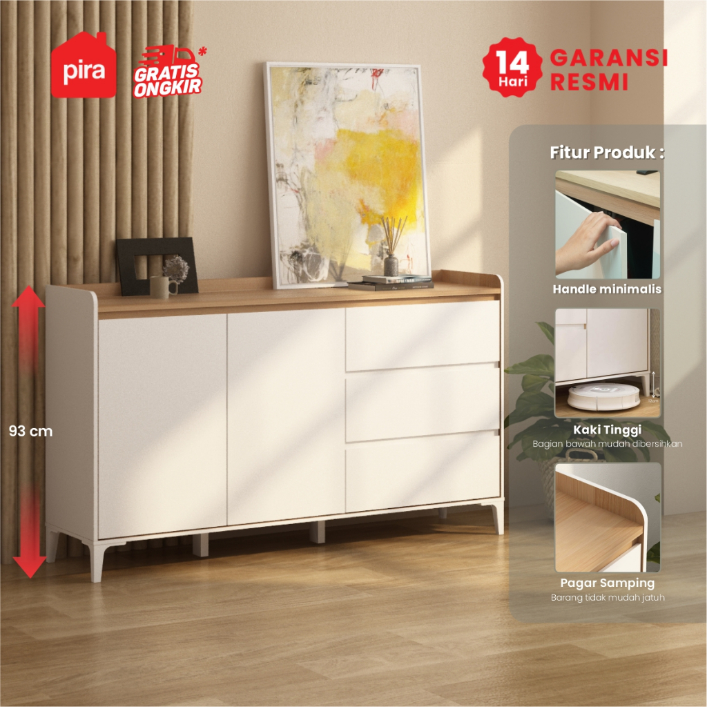 PIRA METROPOLIS OX -  HIRO SB120 Bufet / Kabinet Dapur / Meja TV