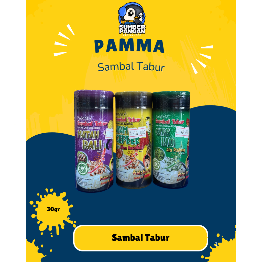 

Pamma sambal tabur 30gr (penyedap rasa makanan)