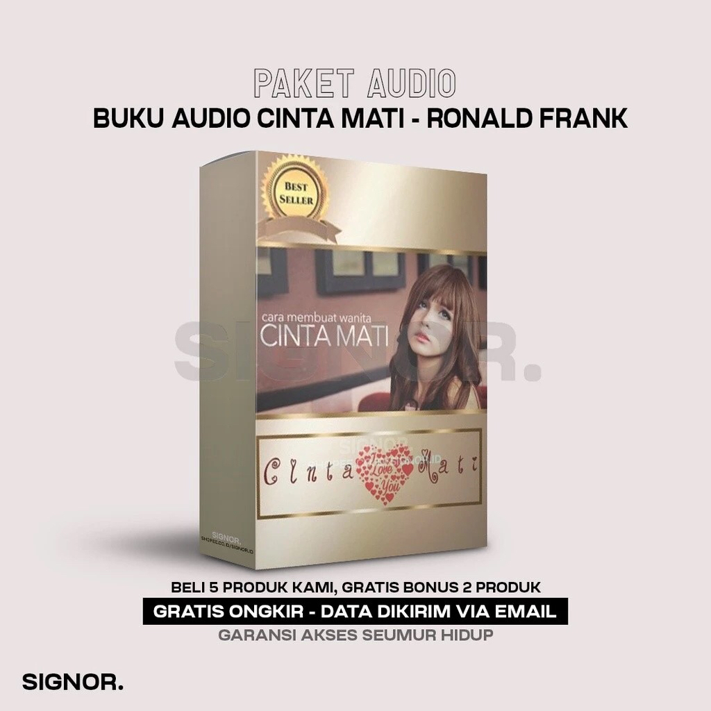 AUDIO CINTA MATI - CARA MEMBUAT WANITA CINTA MATI (Kelas cinta)